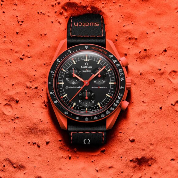 Swatch Other - Swatch x Omega MoonSwatch Mission to Earth Lava